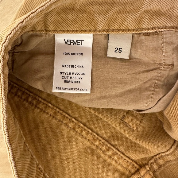 Lane 201 Brown Crop Flare Denim - Picture 5 of 5